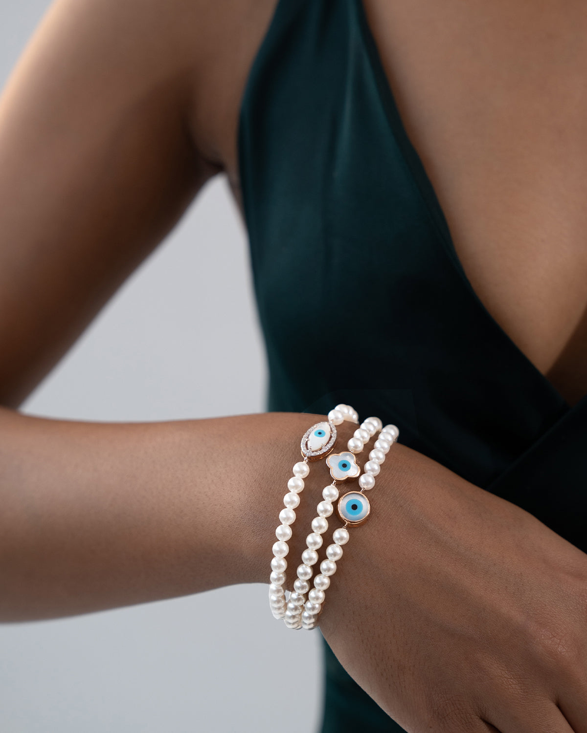Faux Pearl Bracelet with Magnetic Ball Clasp | ERICA ZAP DESIGNS